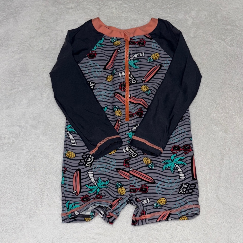 North coast 18 month Kids Surf Print Swimsuit